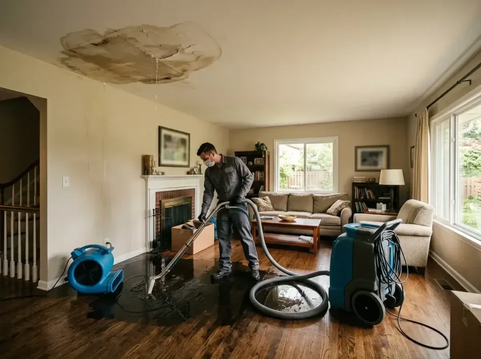 attic-pipe-burst-ceiling-drip-008 — frequently asked questions, Water Damage Restoration & Carpet Care in Silver Springs Sho…